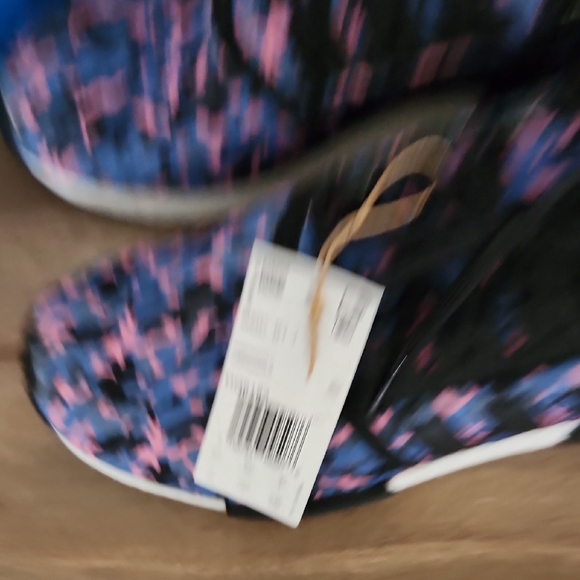 Adidas NMD_ R1 J Camo Athletic Shoes in Black, Blue and Pink Women\'s 7
